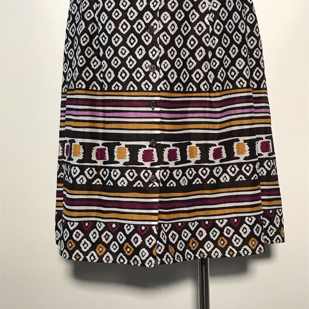 CHARTER CLUB 100% Cotton Button Front Midi Dress - Picture 5 of 8